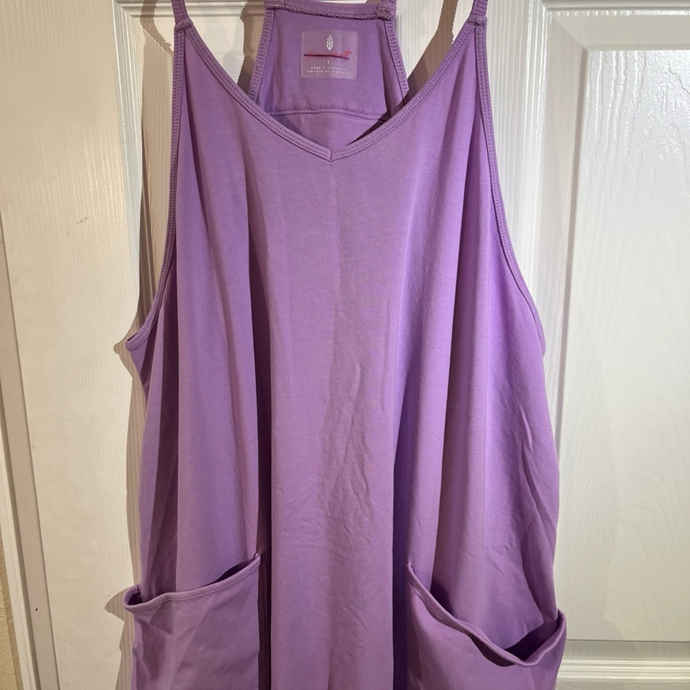 FP Movement by Free People Vivid Lavender Violet Jumpsuit L